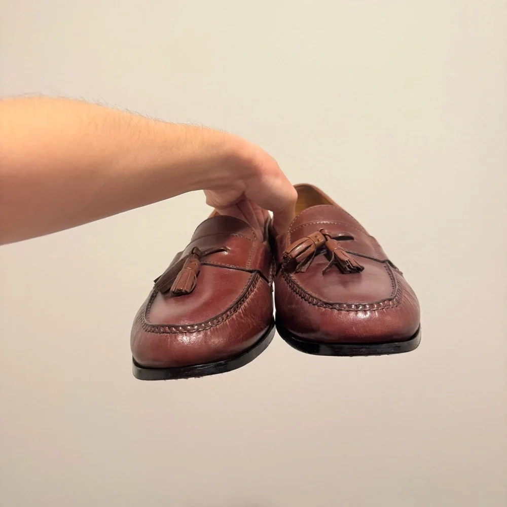 Cole Haan Nike Air Brown Leather Shoes Men’s Size 12 - Picture 6 of 12